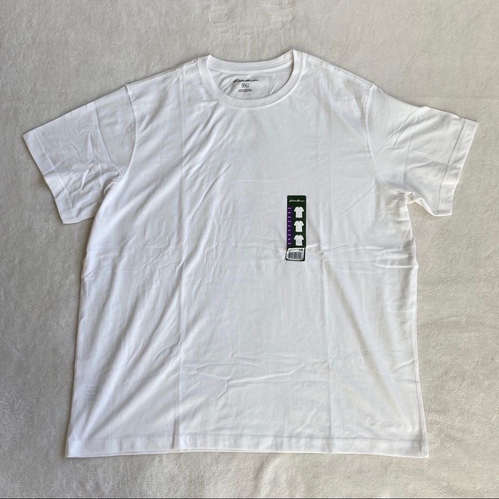 *Sold* Eddie Bauer White T Shirt Tee Top